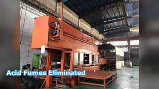 Phòng kín & máy chà sàn bằng khói axit