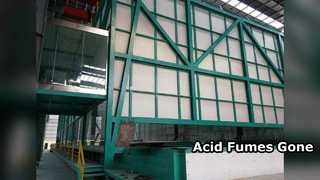 Hệ thống hút khói axit 900 Pa 10s