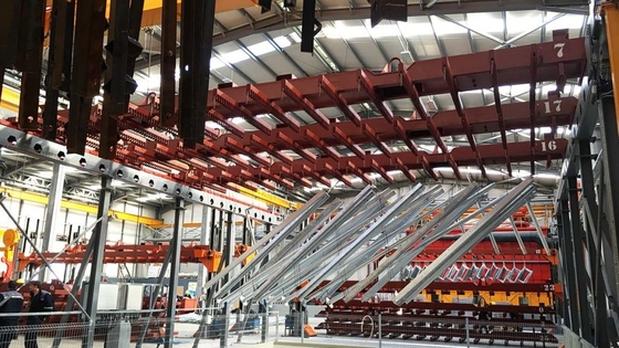 Dây chuyền ngâm axit loại thùng hoàn toàn tự động cho ốc vít và các bộ phận kim loại