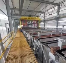 Dây chuyền tẩy rửa liên tục Nitric Hydrofluoric Kiểm soát chính xác