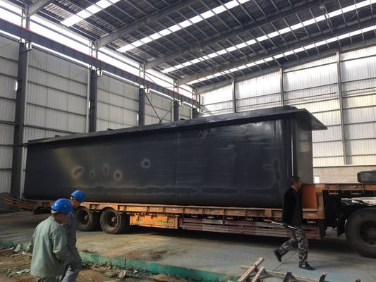 Bể mạ kẽm chống ăn mòn, bể chứa nước kẽm bền với đáy tròn