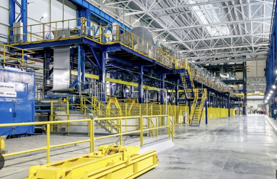 Dây chuyền mạ kẽm nhúng nóng 0-15m/phút với buồng đốt xung tốc độ cao